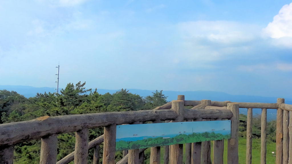 フォレストパーク神野山展望台から見た西側の絶景です。